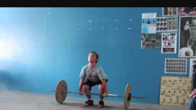 '10 year old weightlifter at Gravity Gym'