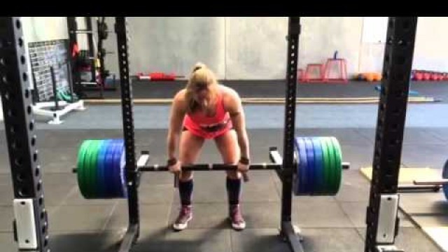 'Be Strong Fitness Geelong Jo Axle Deadlifts 190x5'