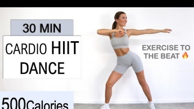 '30 Min Intense Cardio HIIT DANCE Workout | Burn up to 500 Calories | Exercise to the Beat, No Repeat'