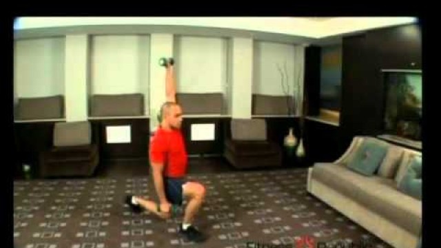 'Rear Lunges and Single Arm Raise - Fitness Republic'