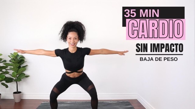 'Cardio Sin Saltos para Perder Peso Rápido | Low impact, high intensity Cardio workout at home'