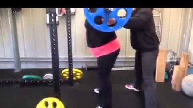 'Be Strong Fitness Geelong Margy Squats 100kgx5'