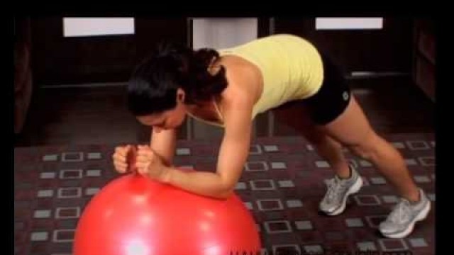 'Knees to Ball (Prone Position) - Fitness Republic'