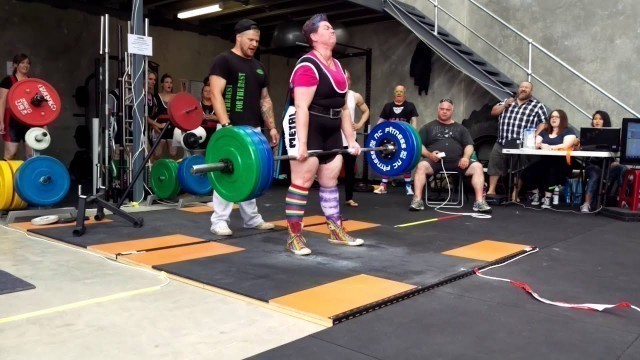 'Be Strong Fitness Geelong Mandy Deadlifts 120kg'