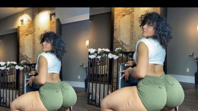 'Thick girls huge booty & thick thighs workout in Uganda'