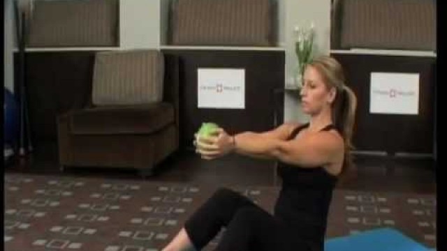 'Seated Oblique Twist -- Abdominal Exercises - Fitness Republic'