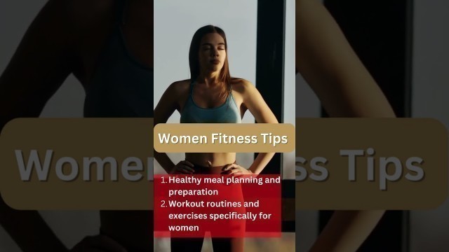 'Women Fitness tips #shorts'