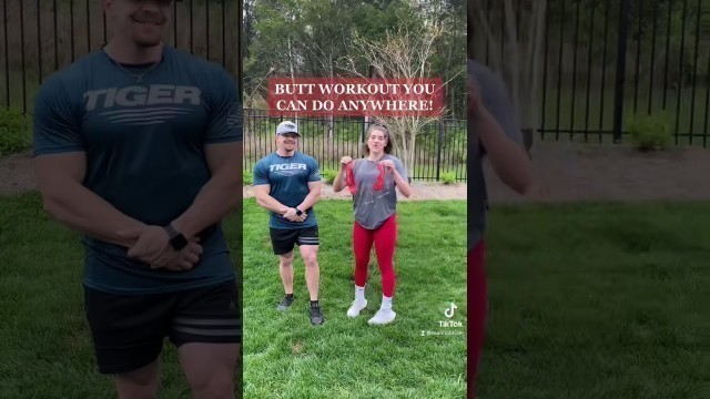 'Butt Workout You Can Do Anywhere!'