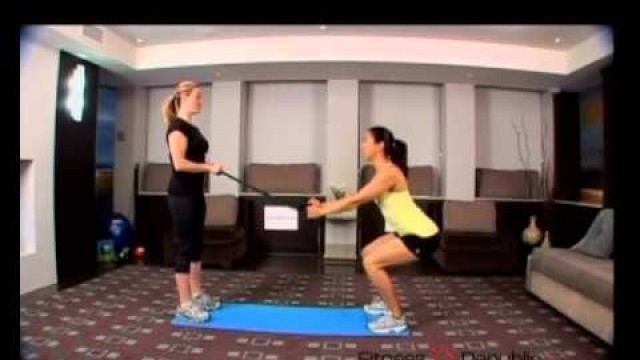 'Squat and Row with Toning Tube - Fitness Republic'