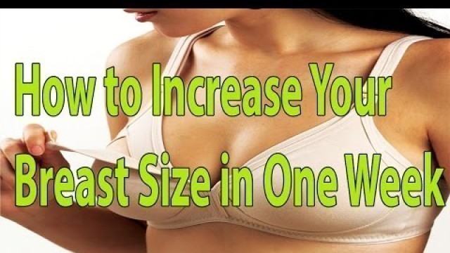 'How to Increase Your Breast Size in One Week | Health Tips | Hindi | Telugu'