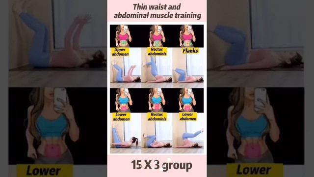 'Thin Waist  Workout For Girls  #thinwaist #homeworkout #fitnesstips'