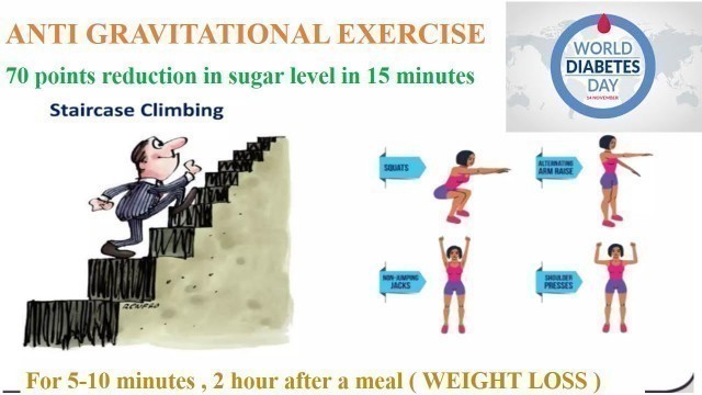 'Anti-Gravity Exercise for Diabetes & Weight Loss | International Diabetes Day'