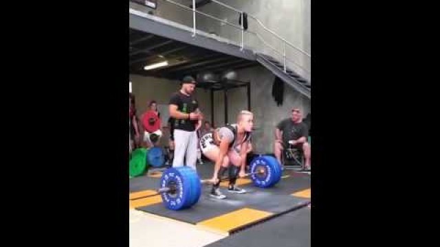 'Be Strong Fitness Geelong Dakoda Deadlifts 180kg'