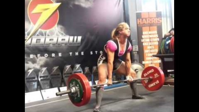 'Be Strong Fitness Geelong Jo Deadlift 197.5kg'