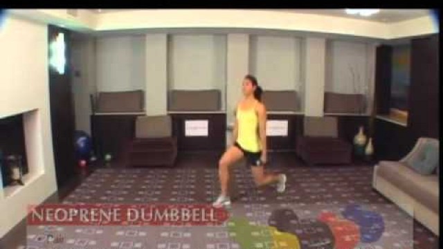 'Lunges with Dumbbells - Fitness Republic'