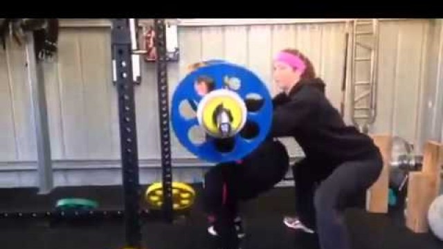 'Be Strong Fitness Geelong Renee Squats 78kgx5'