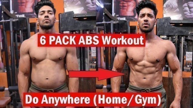 'Best 6 PACK ABS WORKOUT (Home/Gym) Do Anywhere'