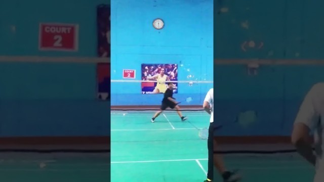 'Badminton training , anywhere multishuttle #badminton #shorts #badmintoncoach #fitness #sports'