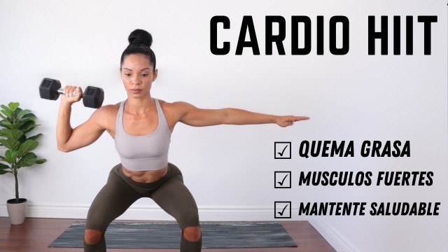 'CARDIO INTENSO  PARA QUEMAR GRASA | Cardio HIIT | Rutina para adelgazar rápidamente | Efectiva 