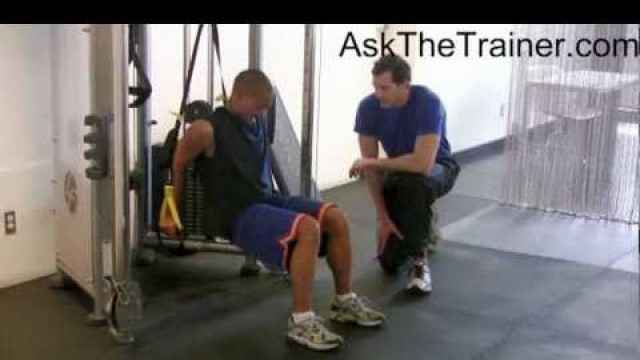 'TRX Suspension Trainer Triceps Dips - Tricep Dip with Fitness Anywhere Trainers'