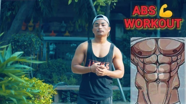 '6 PACK ABS For Beginners You Can Do Anywhere | FITNESS VLOG KANGLEIPAK'