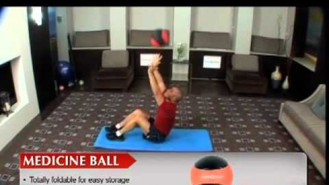 'Crunch with Ball Toss - Fitness Republic'