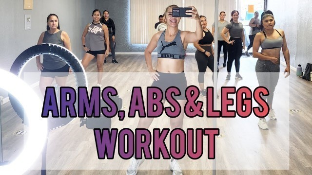 'CARDIO DANCE FITNESS/ ARMS, ABS & LEGS WORKOUT'