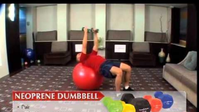 'Single Arm Pec Fly on Stability Ball - Fitness Republic'