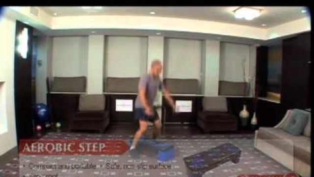 'Aerobic Step -- Step Jump Ups - Lateral - Fitness Republic'