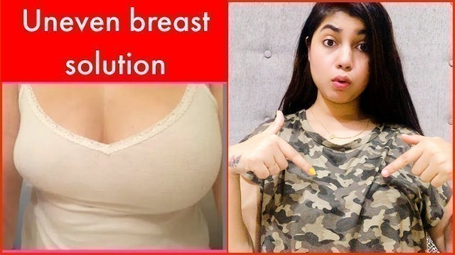 'ब्रेस्ट को सही शेप में कैसे लाएं? Uneven breast size solution in Hindi! SuhaniStyleTips'