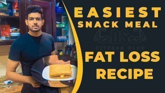 'Lockdown Fitness | Fat loss Recipe | Meal - 02 | Banana Peanut Butter Sandwich | Ds fitness club'