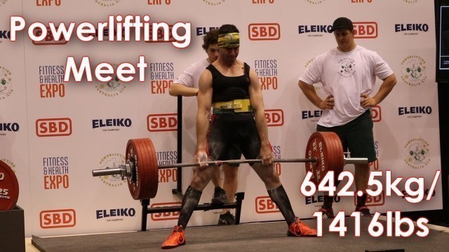 'Powerlifting Australia - Perth Open Championships 642.5kg @ 81.8kg'