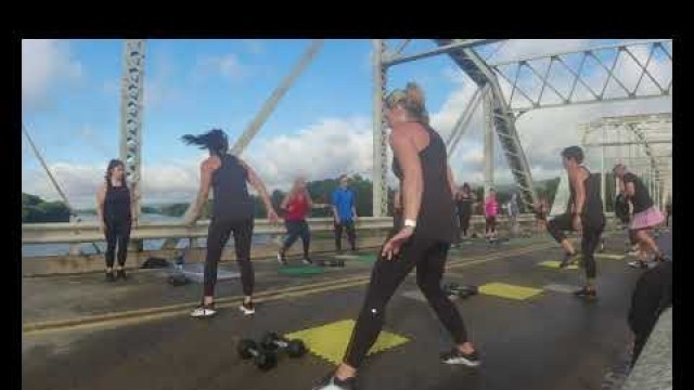 'Evolve Fitness Workout on Bridge Labor day'