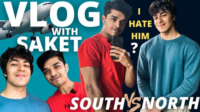 'A Day With @SaketGokhaleVlogs West vs South Fitness Evolve Gym Tour? | Flying to Pune | Telugu Fitness'