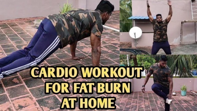 'CARDIO workout for FAT BURNING