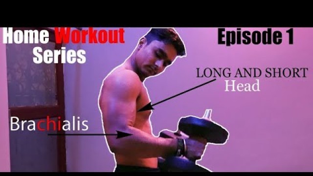 'BICEPS HOME WORKOUT WITH DUMBBELLS | EPISODE 1 | EVOLVE FITNESS INDIA'