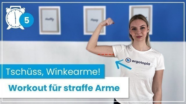 '5 Minuten Workout für straffe Arme ➡️ Schnelle Übungen gegen Winkearme'