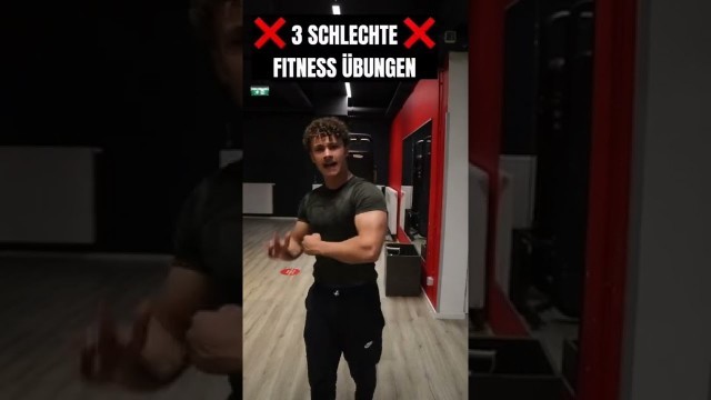 '❌ DIE 3 SCHLECHTESTEN FITNESS ÜBUNGEN (NICHT NACHMACHEN) ❌'