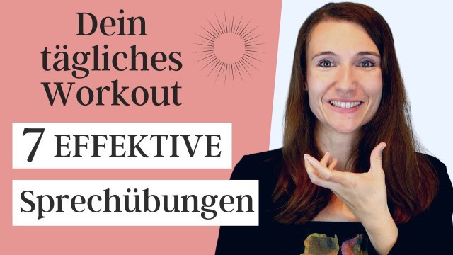 'Dein tägliches Workout zum Deutschsprechen - 7 EFFEKTIVE ÜBUNGEN, um BESSER Deutsch zu sprechen'