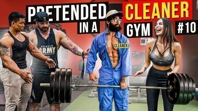 'Elite Powerlifter Pretended to be a CLEANER | Anatoly GYM PRANK'