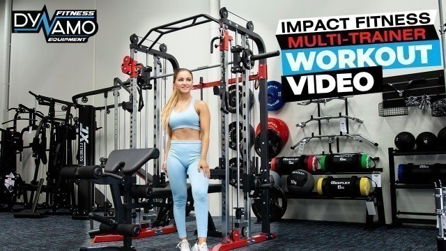 'Functional Trainer with Smith Machine Exercise Video | Dynamo Fitness Equipment'