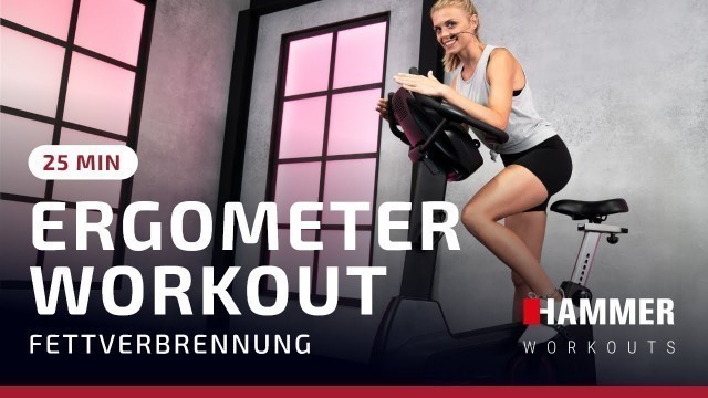 '25 Minuten Ergometer Workout mit Bauch Übungen| Fettverbrennung | HAMMER WORKOUTS'