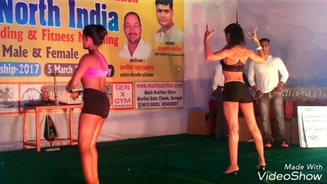 'Female fitness model Mr north India by Amarjeet Singh Choudhry'