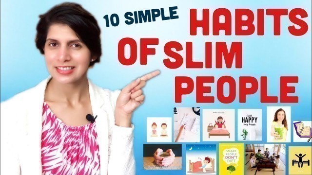 '10 Simple Healthy Habits to Stay Slim | 10 Things to do Daily for Weight Loss | Tips'