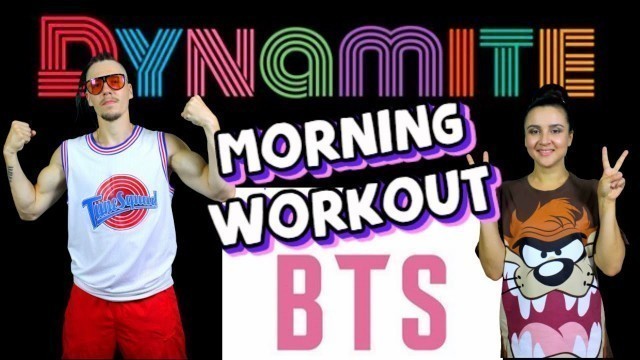 'BTS Dynamite Workout by fitness coach ! Full body routine for funky good morning! + Bonus trick !)'