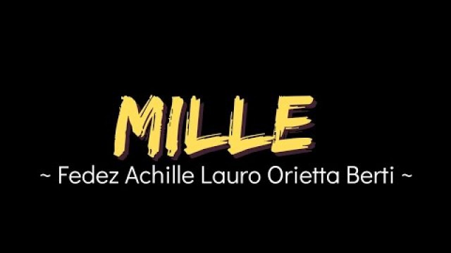 'MILLE | Fedez ~ Achille Lauro ~ Orietta Berti | Zumba Fitness | Summer Hit 2021'