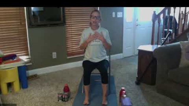 'MS Fitness Friends chair yoga with Mary'