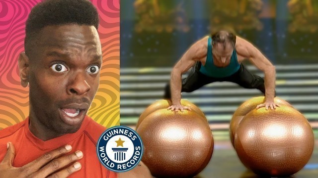 'Fitness Coach Reacts To Iconic Guinness World Records Titles'