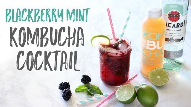 'Berry Mint Kombucha Mojito! | The PERFECT Healthy Cocktail!'