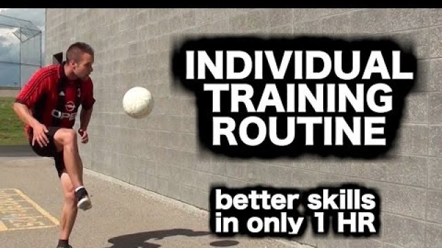 'How to practice soccer by yourself ► How to train for football ► Soccer drills and training'